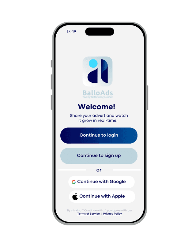 BalloAds analytics app